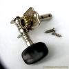 1 UKULELE OR GUITAR MACHINE HEAD BLACK BUTTON